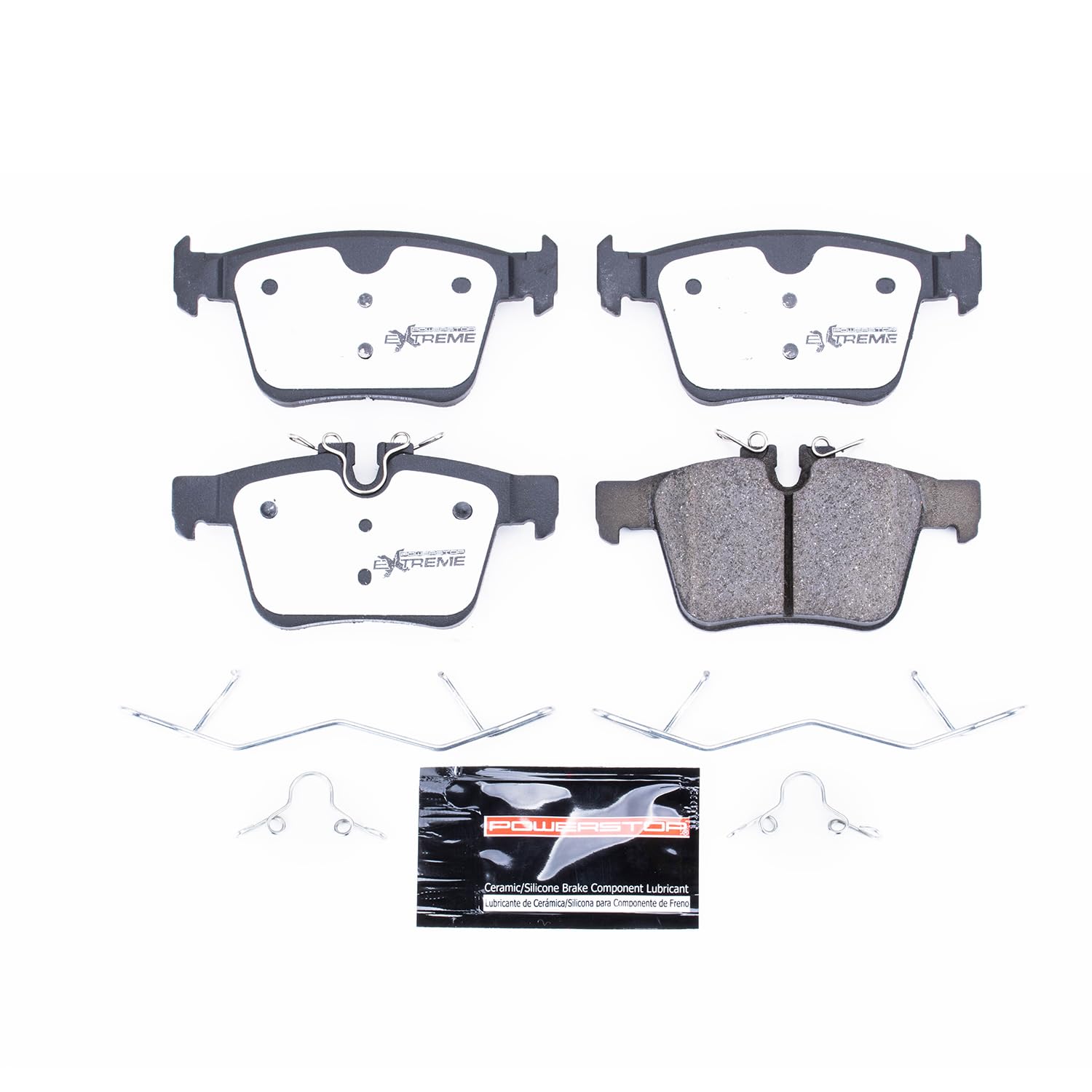 Power Stop Z36-1821 Z36 Truck & Tow Rear Carbon Fiber-Ceramic Brake Pads with Hardware