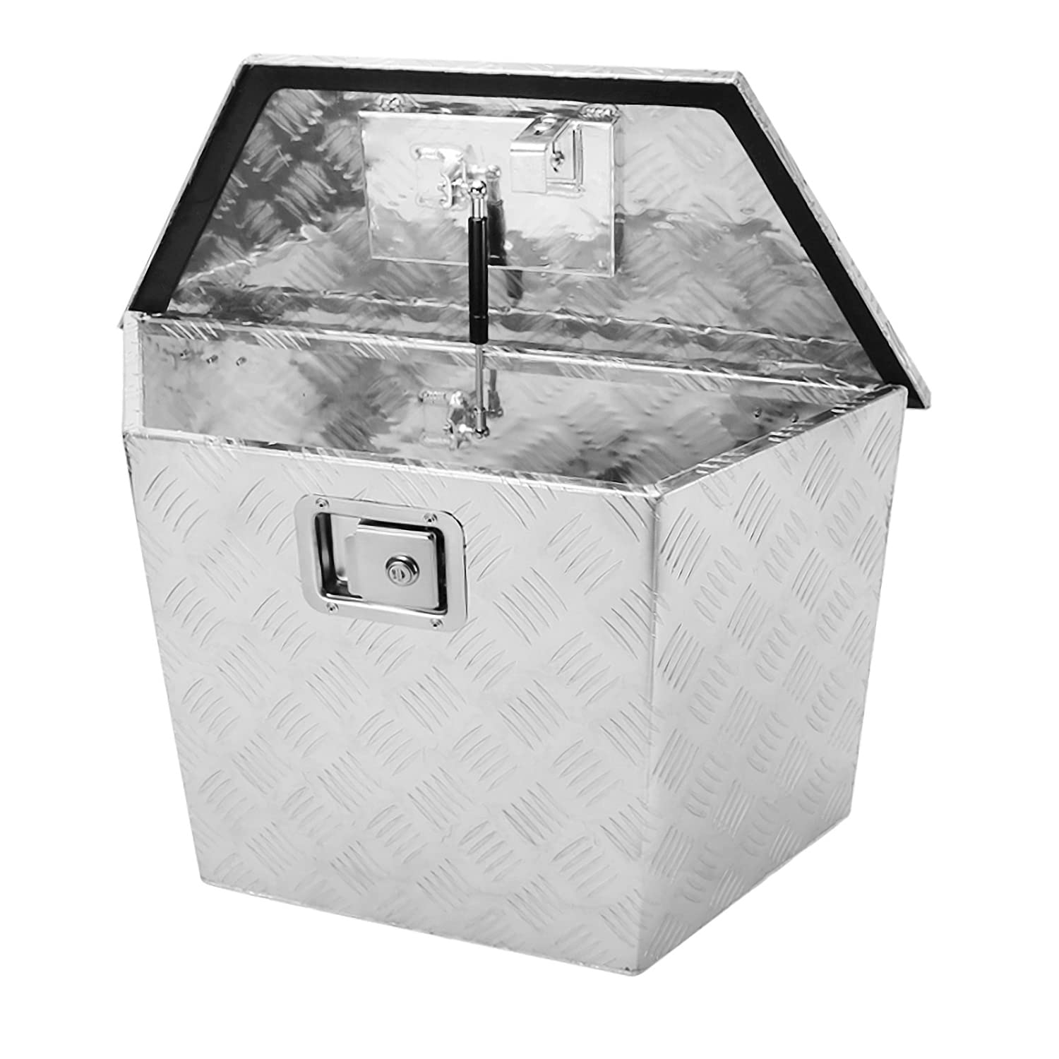 28"/15" Heavy Duty Aluminum Tool Box SPEC-D TUNING Truck Pickup Trailer Storage w/Lock + Keys