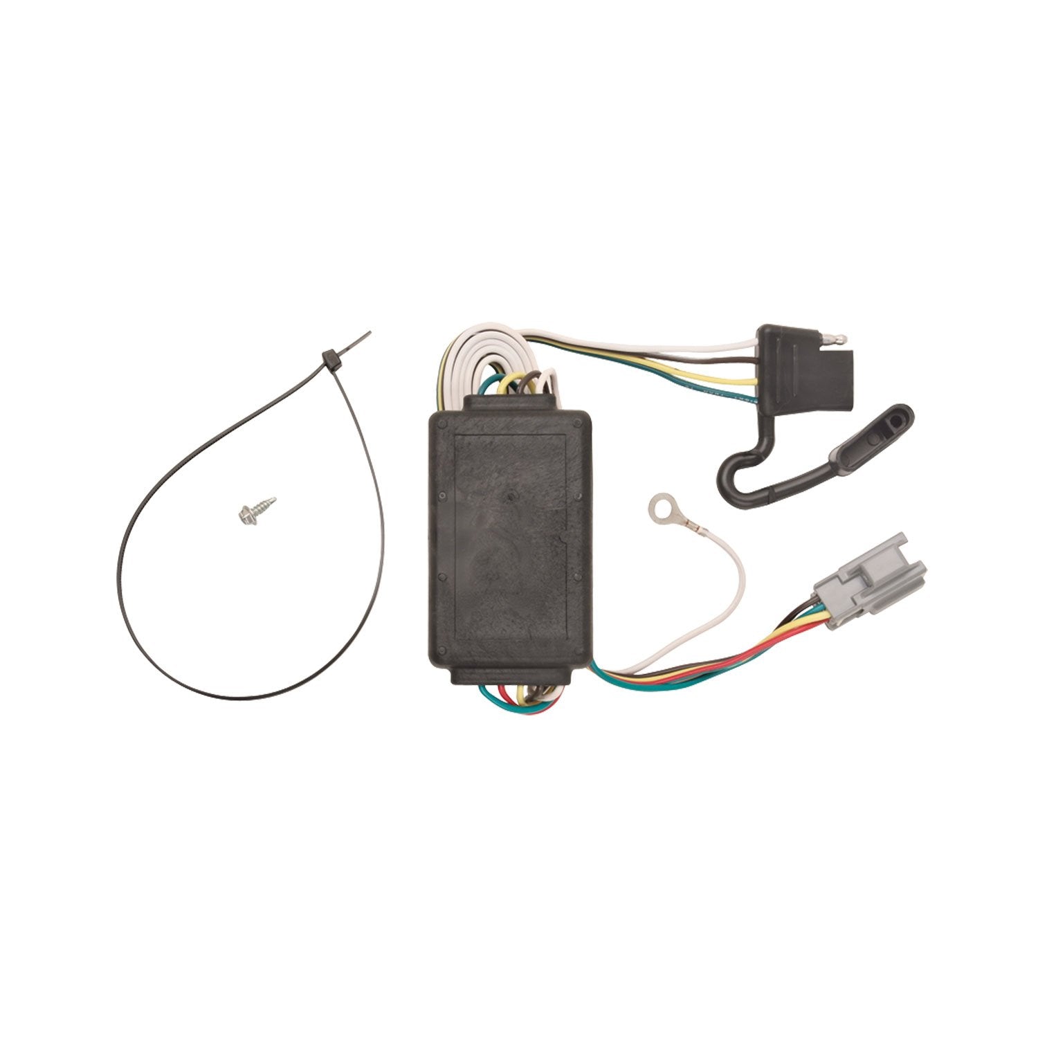 TEKONSHA T-One® 118391 T-Connector Harness, 4-Way Flat, w/Circuit Protected Converter, Compatable with 2005-2006 Chevrolet Equinox, 2006-2006 Pontiac Torrent, Black