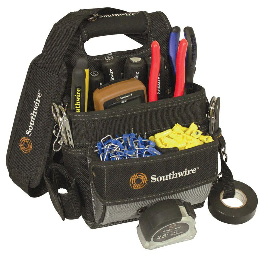 Electrician's Southwire BAGESP Shoulder Pouch Tool Carrier