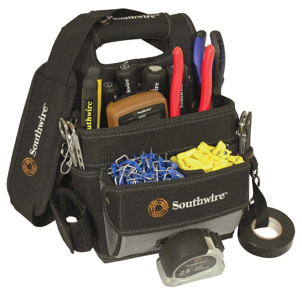 Electrician's Southwire BAGESP Shoulder Pouch Tool Carrier