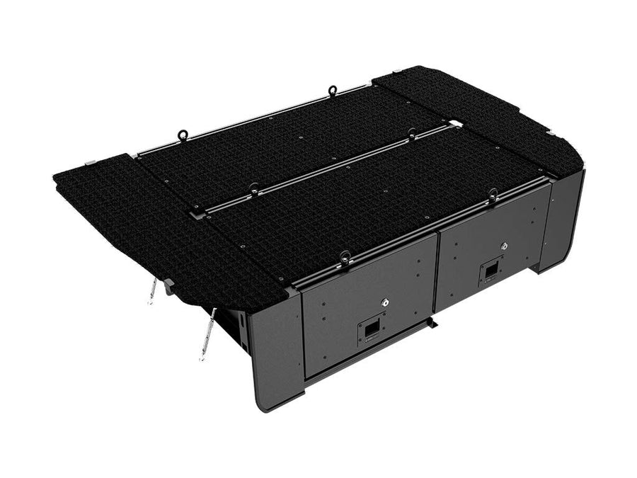 Drawer Kit Front Runner Compatible with Prado 120/Lexus GX470 - Two Heavy Duty Compartment and Trunk Car Organizer Storage (Black)