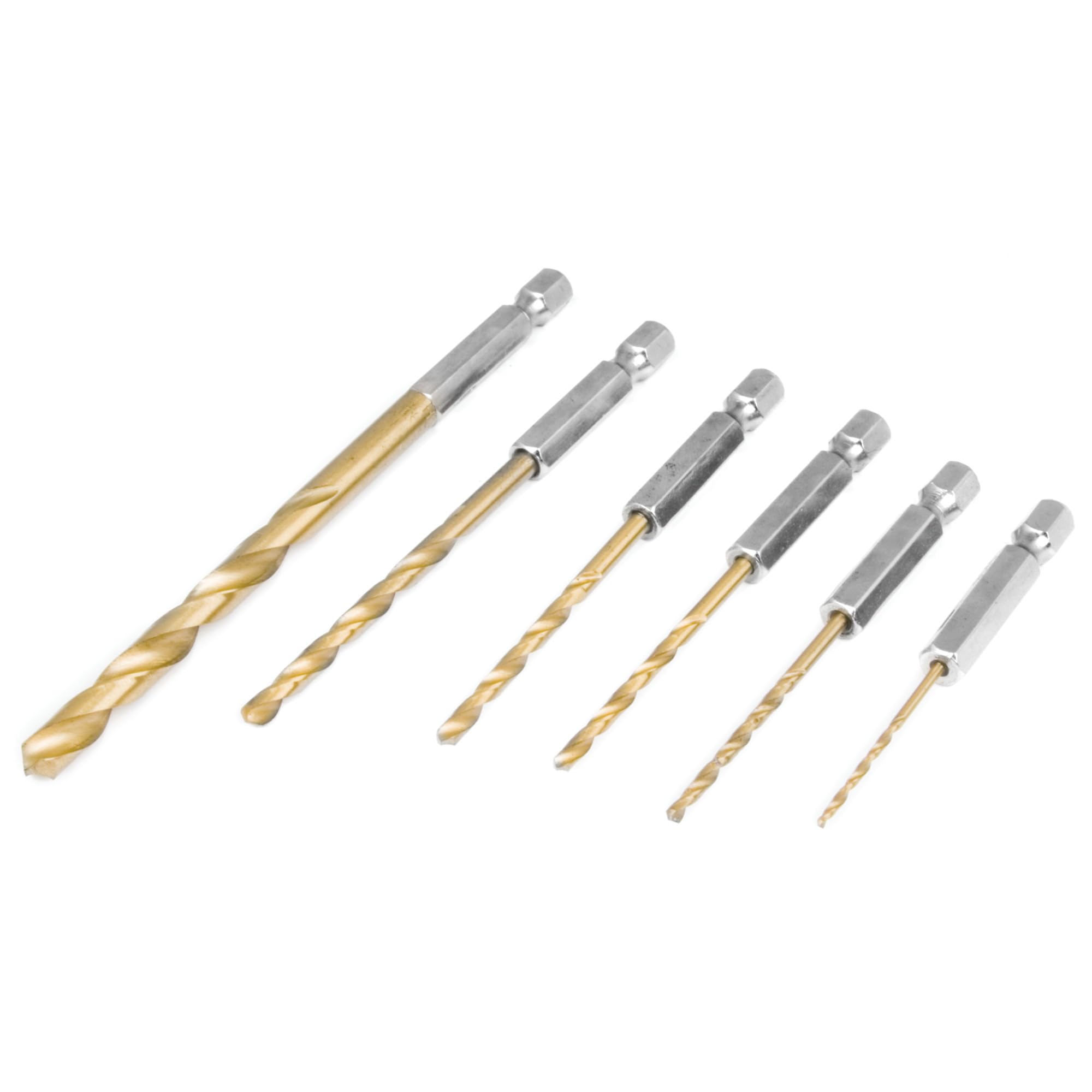 Hex Shank Drill Bit Set Performance Tool W8692, 6 Piece