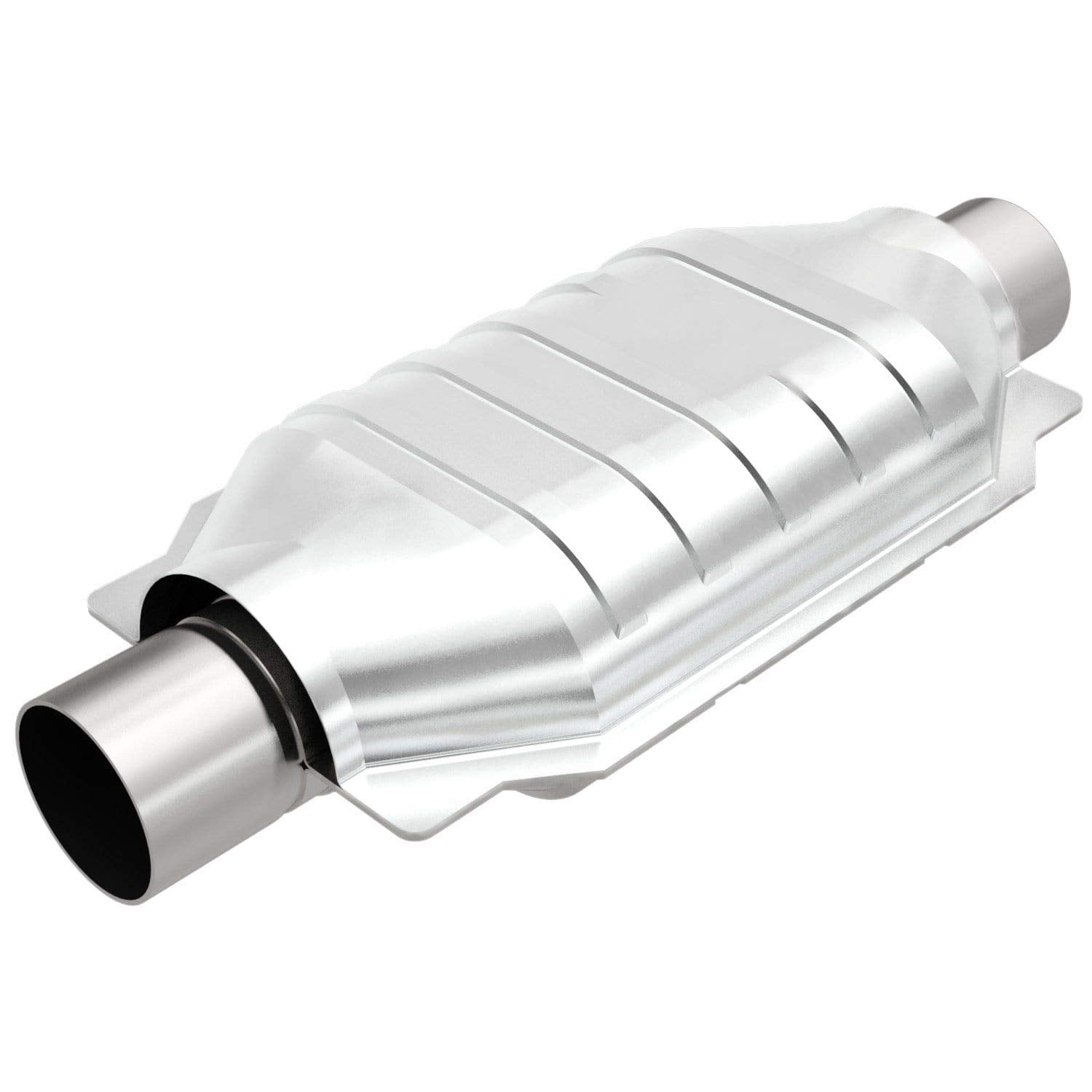 California Grade MagnaFlow Universal Catalytic Converter CARB Compliant 455009 - Stainless Steel 3in Main Piping, 16in Overall Length, No O2 Sensor - Silverado 1500 CA Legal Replacement