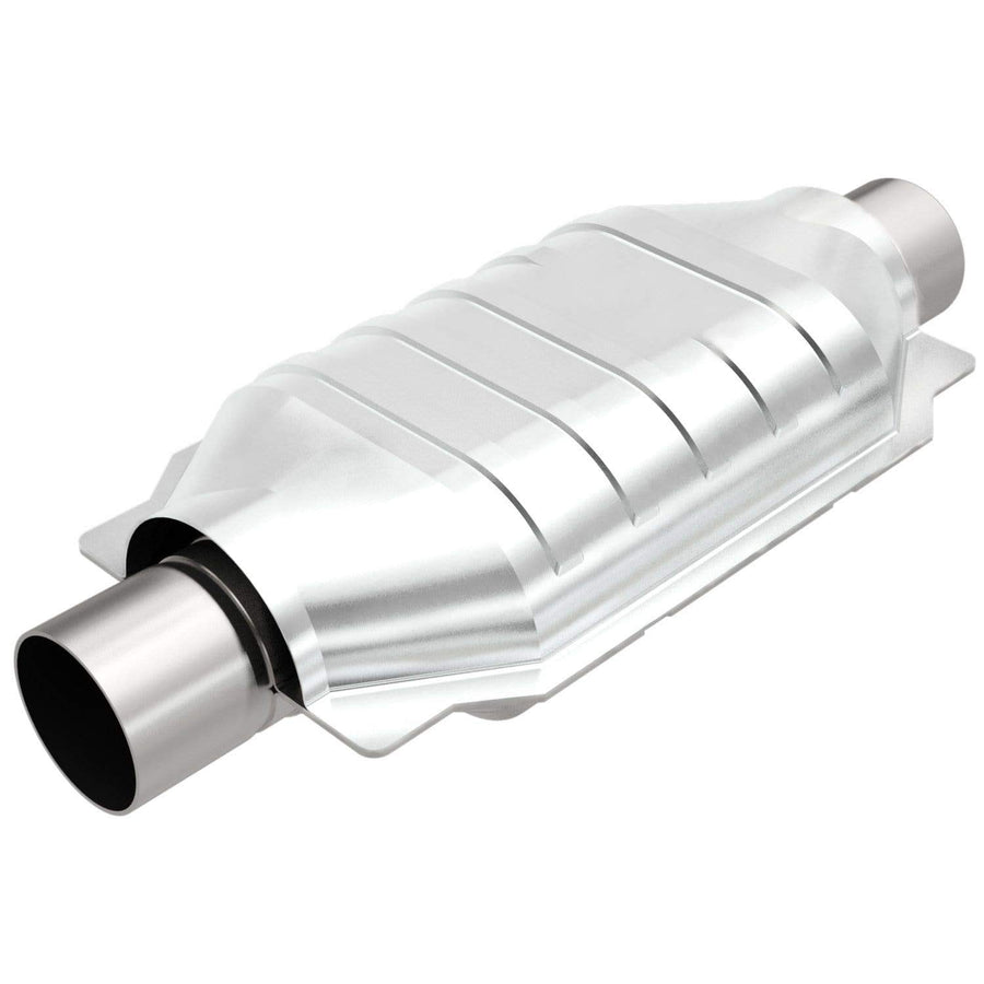 California Grade MagnaFlow Universal Catalytic Converter CARB Compliant 455009 - Stainless Steel 3in Main Piping, 16in Overall Length, No O2 Sensor - Silverado 1500 CA Legal Replacement