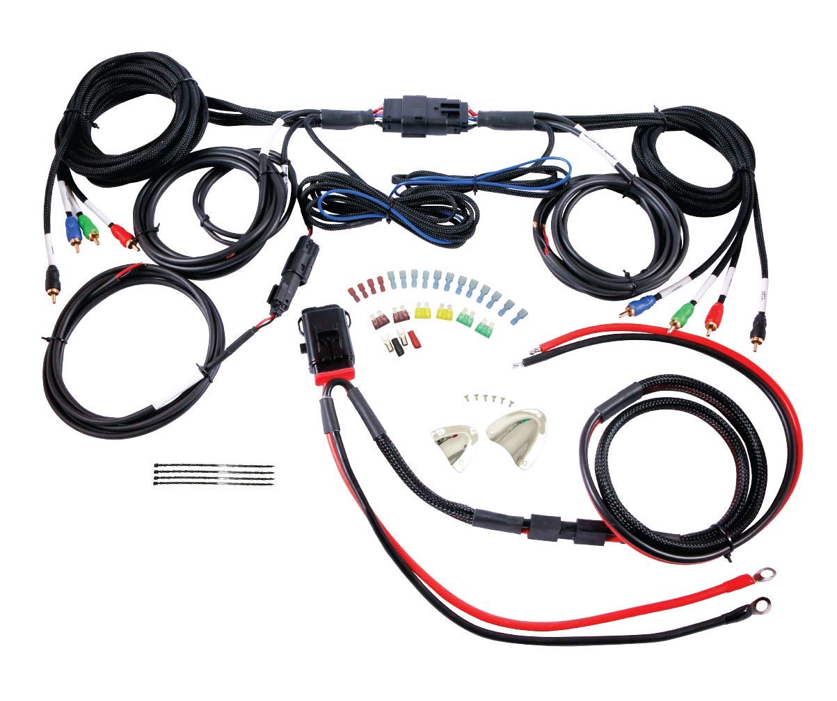 Cerwin Vega CMHR4 2-Channel Fairing and Bags Wiring Harness Kit for Harley Davidson