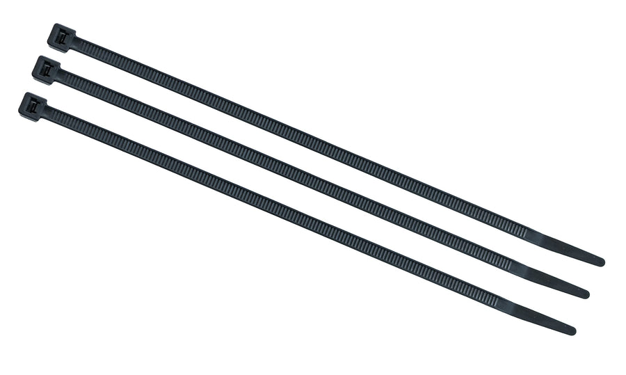 48” Southwire BL48H0L UV Rated Indoor/Outdoor Nylon Ties, HVAC Duct Straps with 175 Pound Tensile Strength, 50 Count, Black Cable Tie