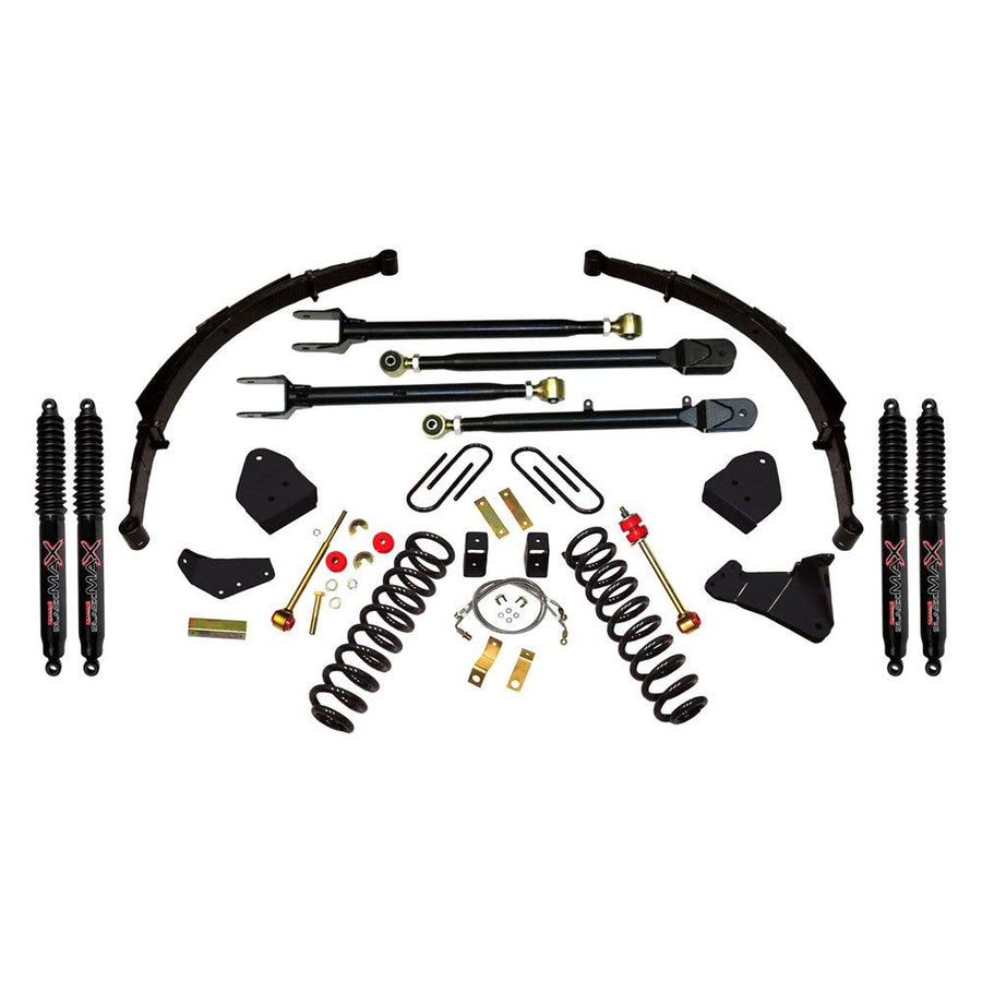 Skyjacker Suspension F56024KS-B Lift Kit w/Shock Black MAX Shocks 6 in. Lift