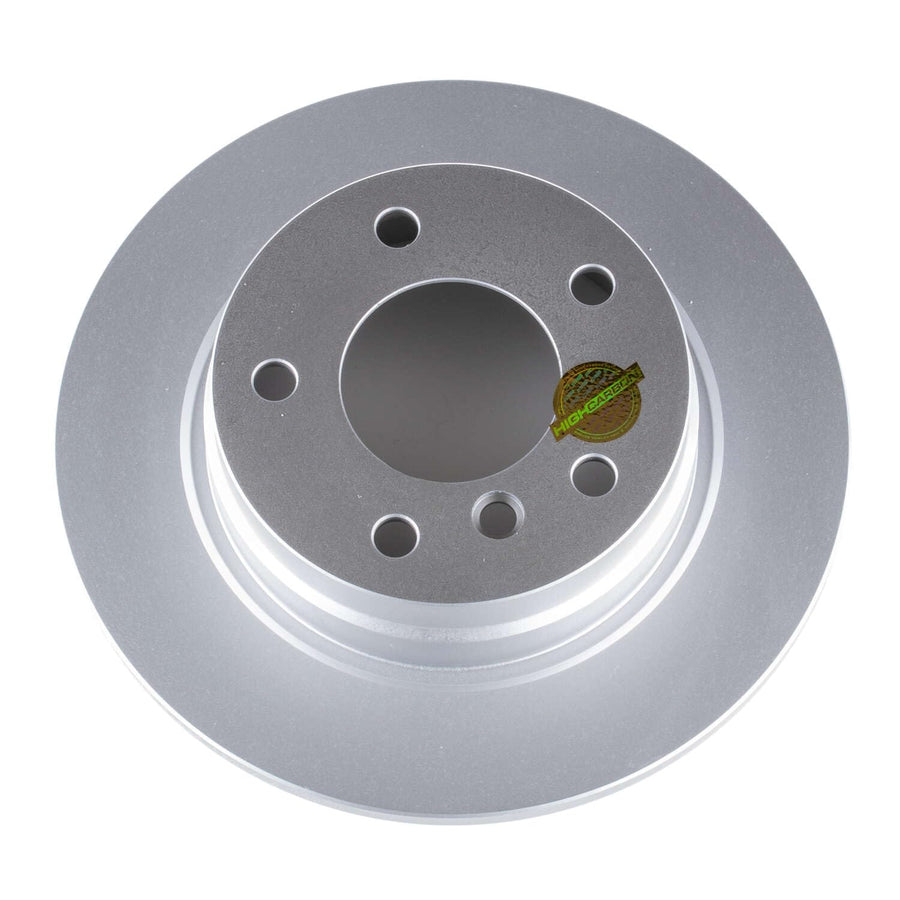 Power Stop EBR420EVC Coated Evolution Rear High Carbon Brake Rotor For BMW 318i, BMW 318is, BMW 3, BMW 323is, BMW 325i, BMW 3, BMW 325is, BMW 328i, BMW 328is [Model Specific]