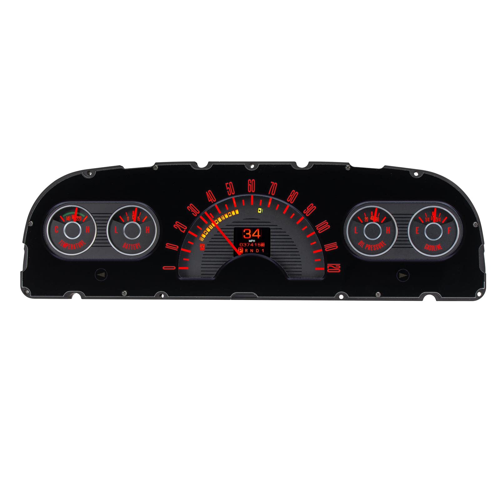 Dakota Digital Retrotech RTX-60C-PU-X Gauge Instrument System Compatible with 1960-63 Chevy Pickup
