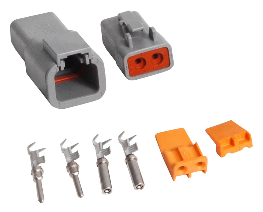 2-Pin MSD Deutsch Connector, 12-14 gauge