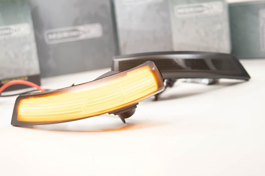 Morimoto XB LED Side Mirror Lights, Amber Front LED Lights, Smoked Housing Fits Ford Focus (08-17) (1x LFM76)