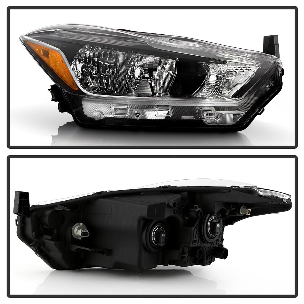 Nissan Kicks 18-20 S/SV Model Spyder (xTune) Halogen Headlight - Low Beam-H11(Included) ; High Beam-H9(Included) ; Signal-3157NA(Included) - OE Right