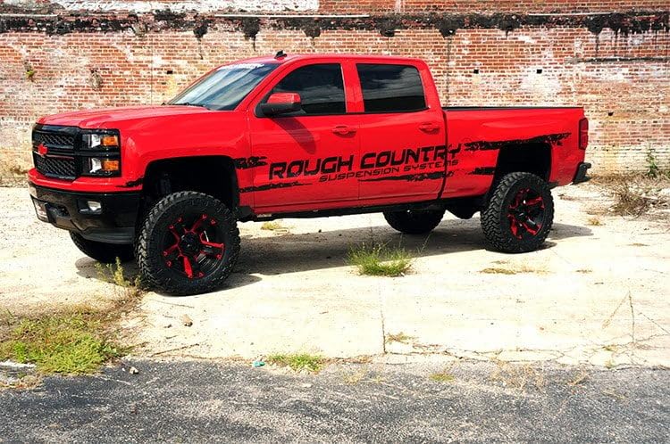 7" Lift Kit Rough Country with Vertex Coilovers/Vertex Shocks for Chevy Silverado & GMC Sierra 1500 (2014-2016)