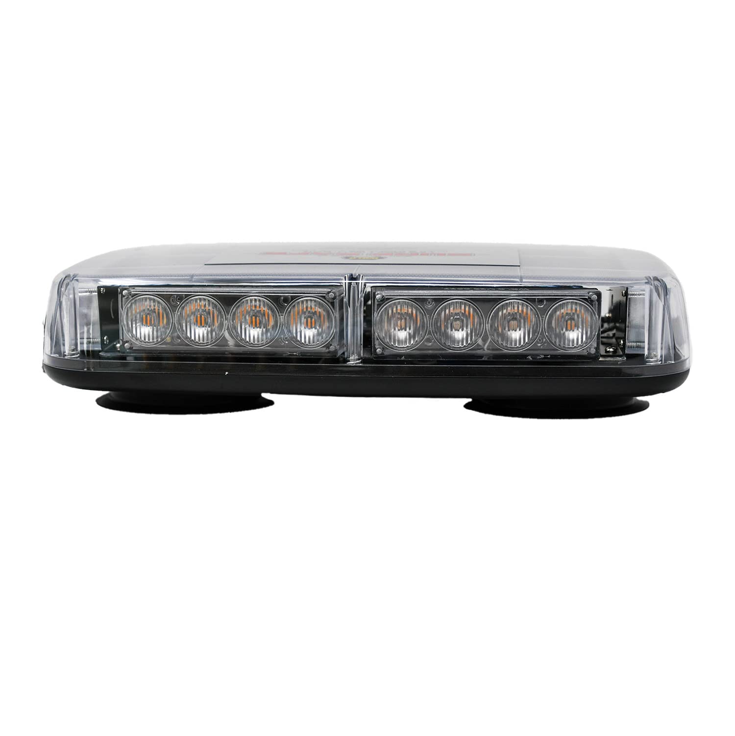Wolo Sure Safe 3720M-CA Clear Lens LED 12 Volt Mini Light Bar, Magnet Mount