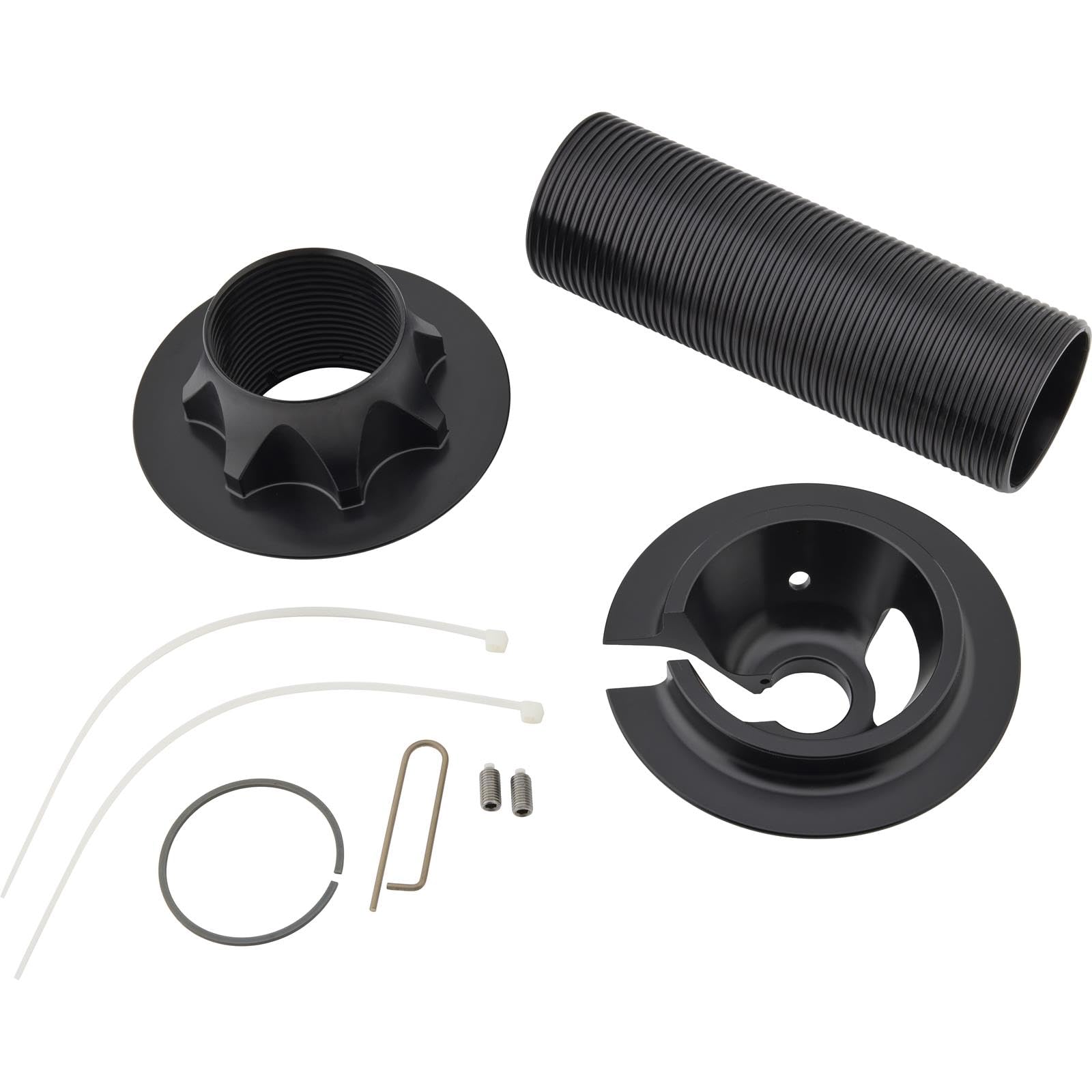 QA1 Coil-Over Kit CK5Q91 - 5 in OD Spring - 3 in Shock - 9 in Sleeve - Aluminum - Black Anodized - 9 in Stroke 5Q / 51 Series Shocks - Kit