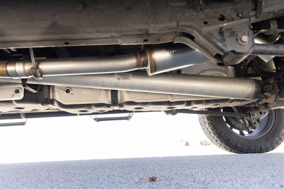 Flowmaster FlowFX Extreme Cat-Back Exhaust Kit 3 Inch 409 Stainless Steel Single Outlet Dump Compatible with 2022-2024 Toyota Tundra 3.4L V6 2 & 4WD All Wheelbases