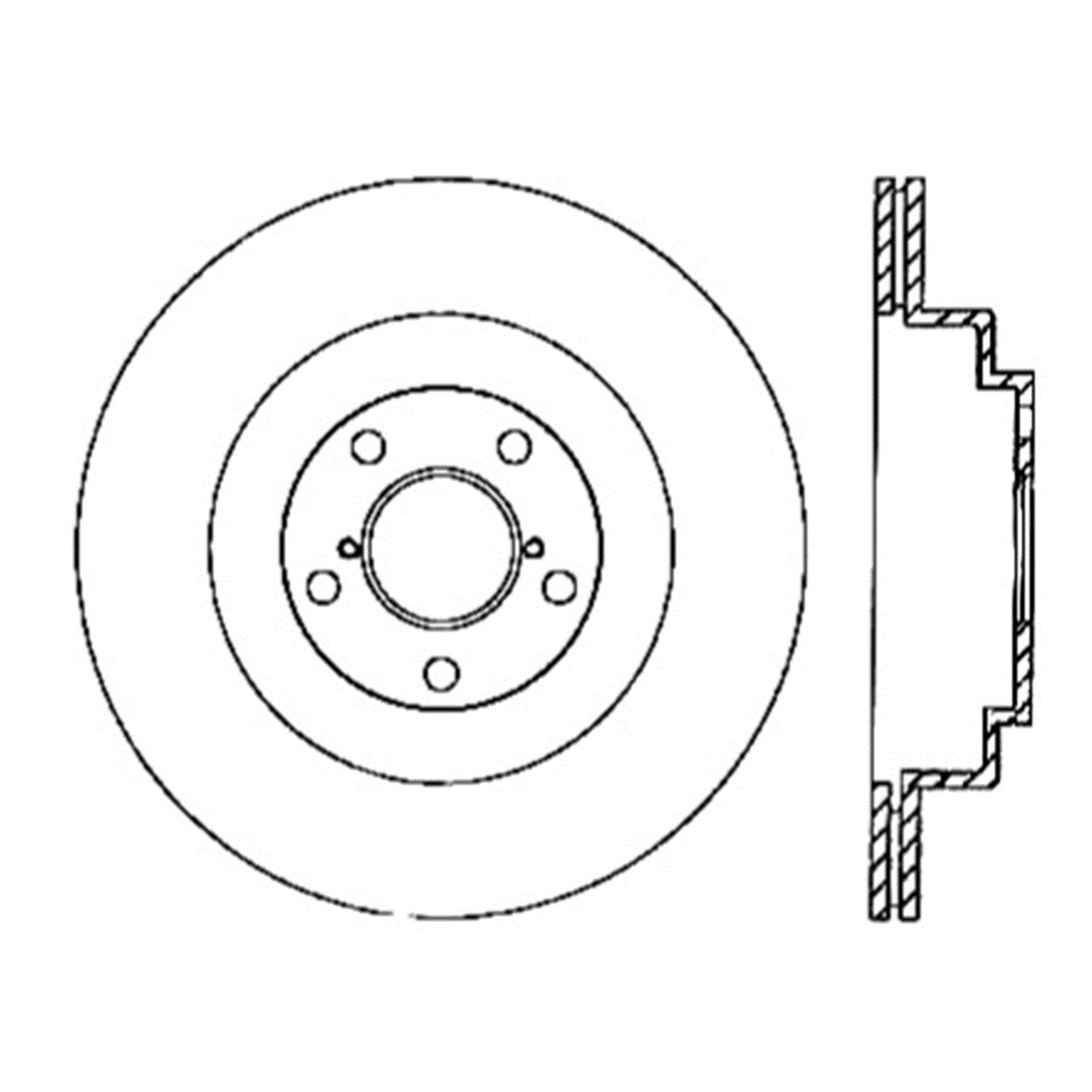 StopTech Sport Slotted 126.47025SL