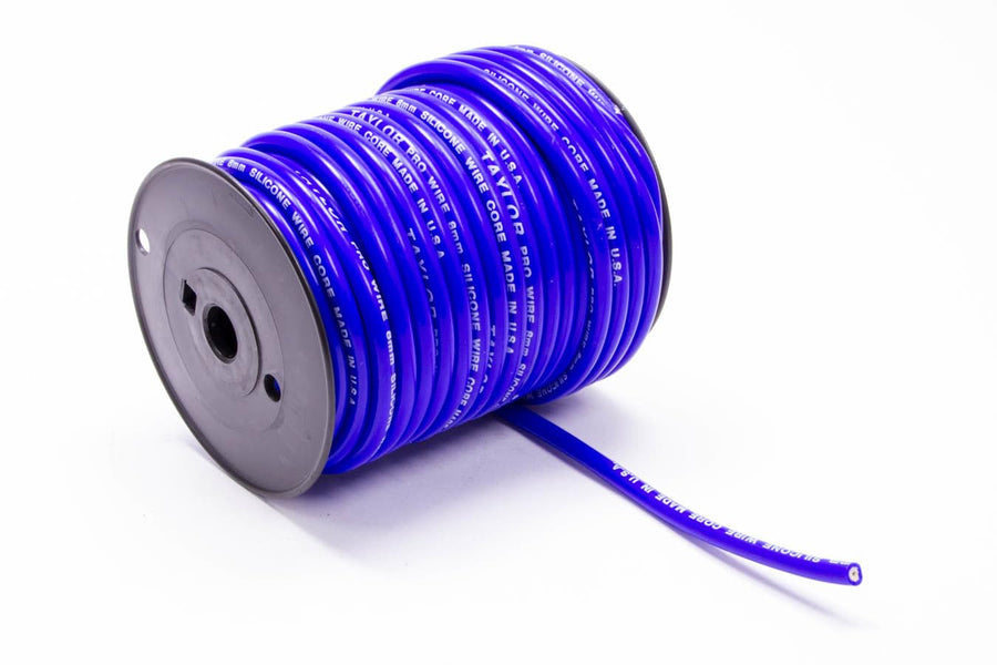 8mm Taylor Cable 35682 Blue 100' Pro TCW Plug Wire
