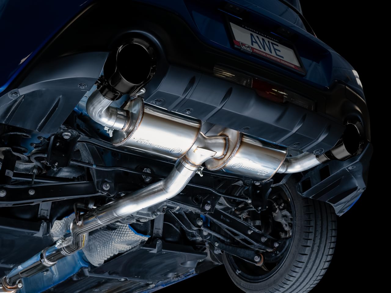 Toyota GR86/ Toyota 86 Subaru BRZ Touring Edition Cat-Back Exhaust- Diamond Black Tips