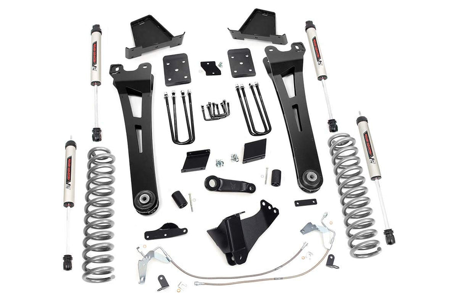 6" Lift Kit Rough Country w/V2 Shocks for 2015-2016 Ford Super Duty 4WD - 54270