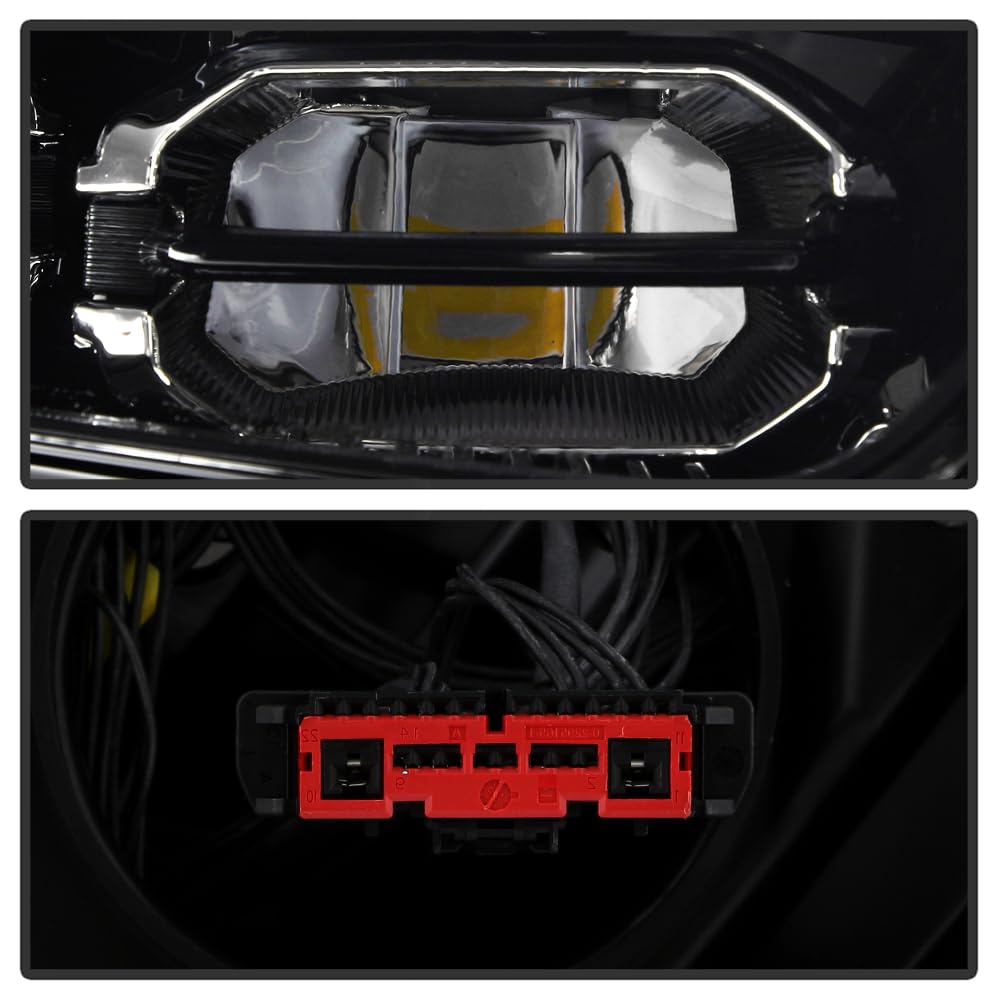 Ford Explorer 20-22 ST Full LED w/DRL Headlight - OE Black Right Spyder (POE)