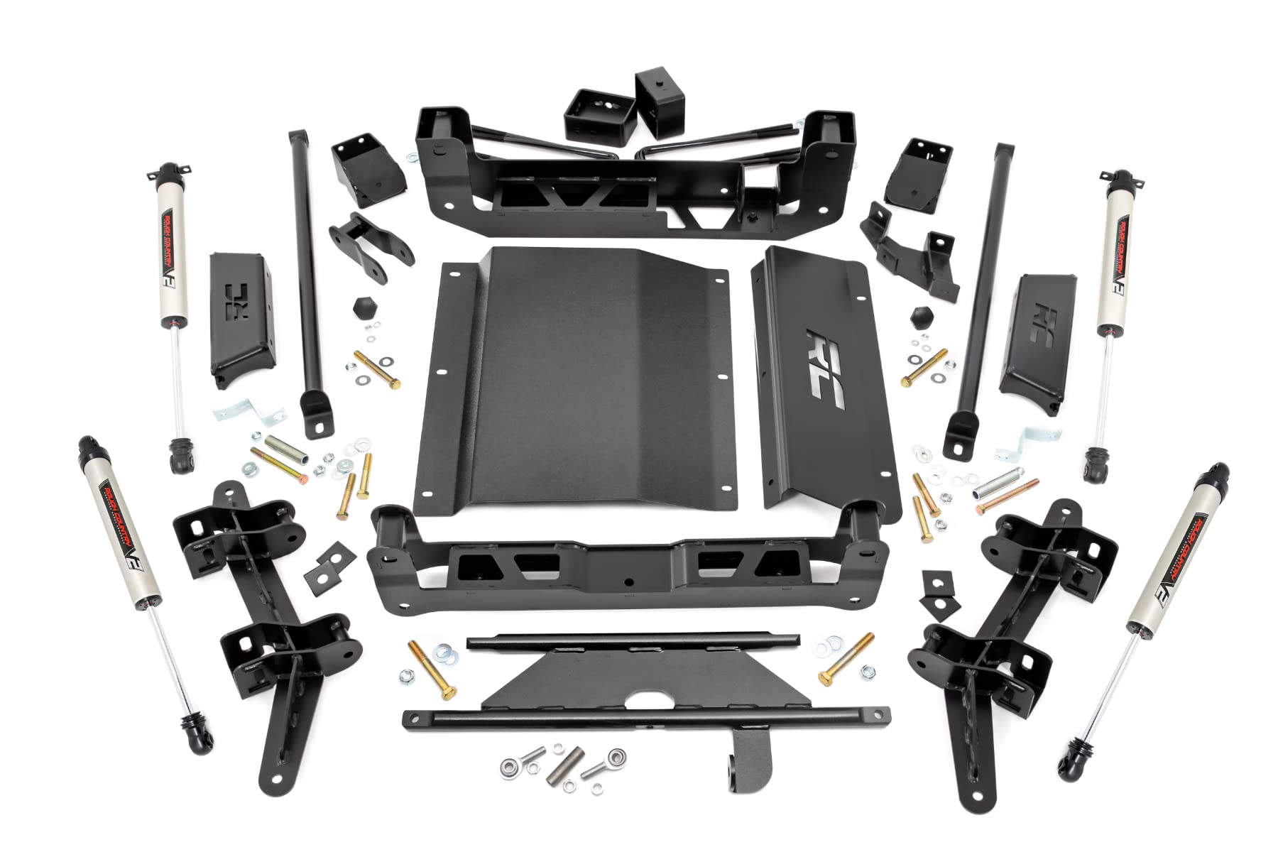 4" Rough Country V2 Lift Kit for 88-99 Chevy/GMC C1500/K1500 Truck/SUV - 27470