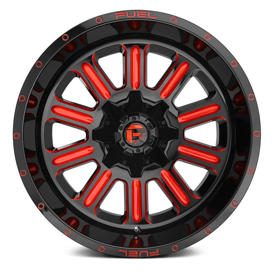 HARDLINE FUEL OFF-ROAD 20X9 5X5.5/150 5.04 1mm GLOSS BLACK MILLED - D62020907050