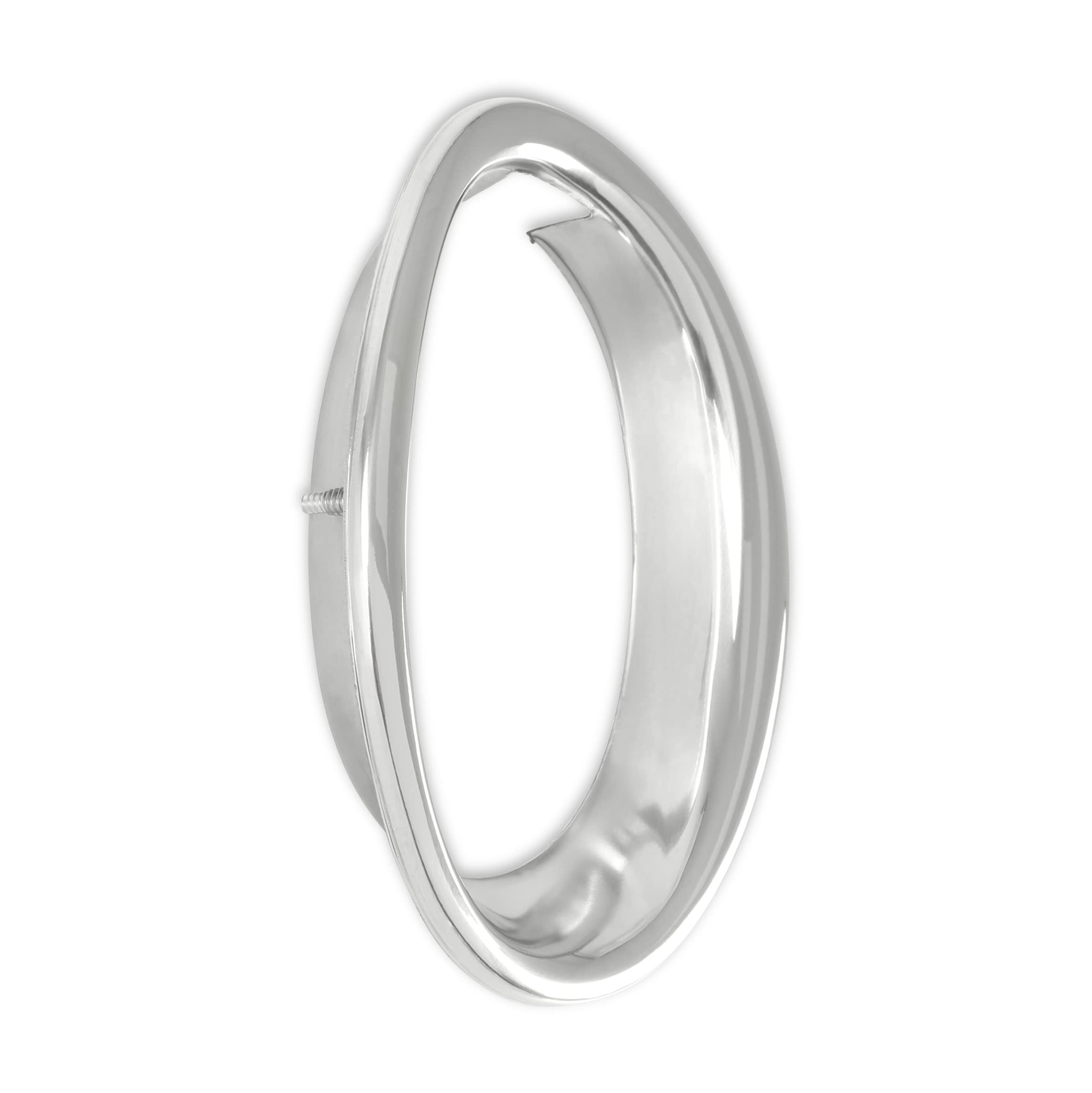 Exhaust Trim Ring Scott Drake in Polished Stainless Steel, Compatible with 1965-1966 Ford Mustang GT, Model C5ZZ-5C299-A