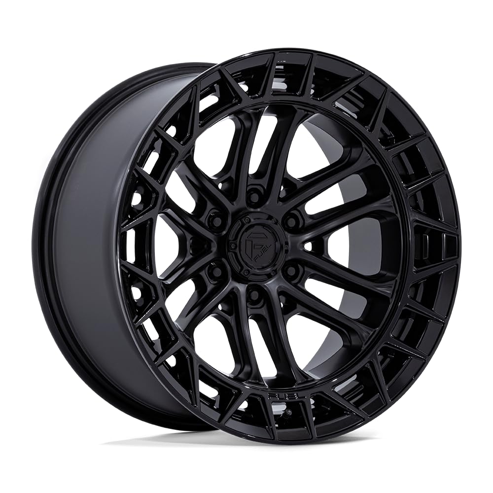FUEL OFF-ROAD 20X9 FC874 CELSIUS 6X135, 5.04, 1mm MATTE BLACK W/ GLOSS BLACK LIP - FC874MB20906301