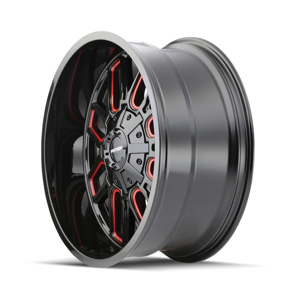 Cogent MAYHEM 8107-2137BTR Black W/Prism Red 20X10 6-135/6-139.7 -19mm 106mm