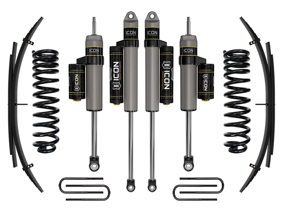 2011-2016 Ford F-250/F-350 Super Duty ICON 4WD Diesel, 2.5" Lift, Stage 3 Suspension System w/Expansion Packs