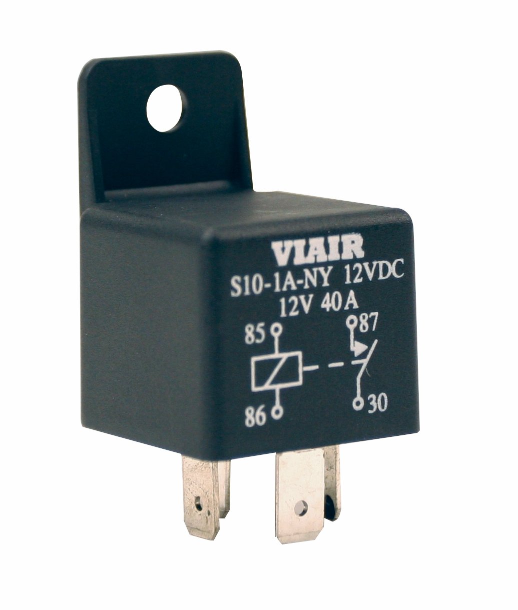 40 Amp Viair Air Compressor Relay for 12 Volt compressor , Black