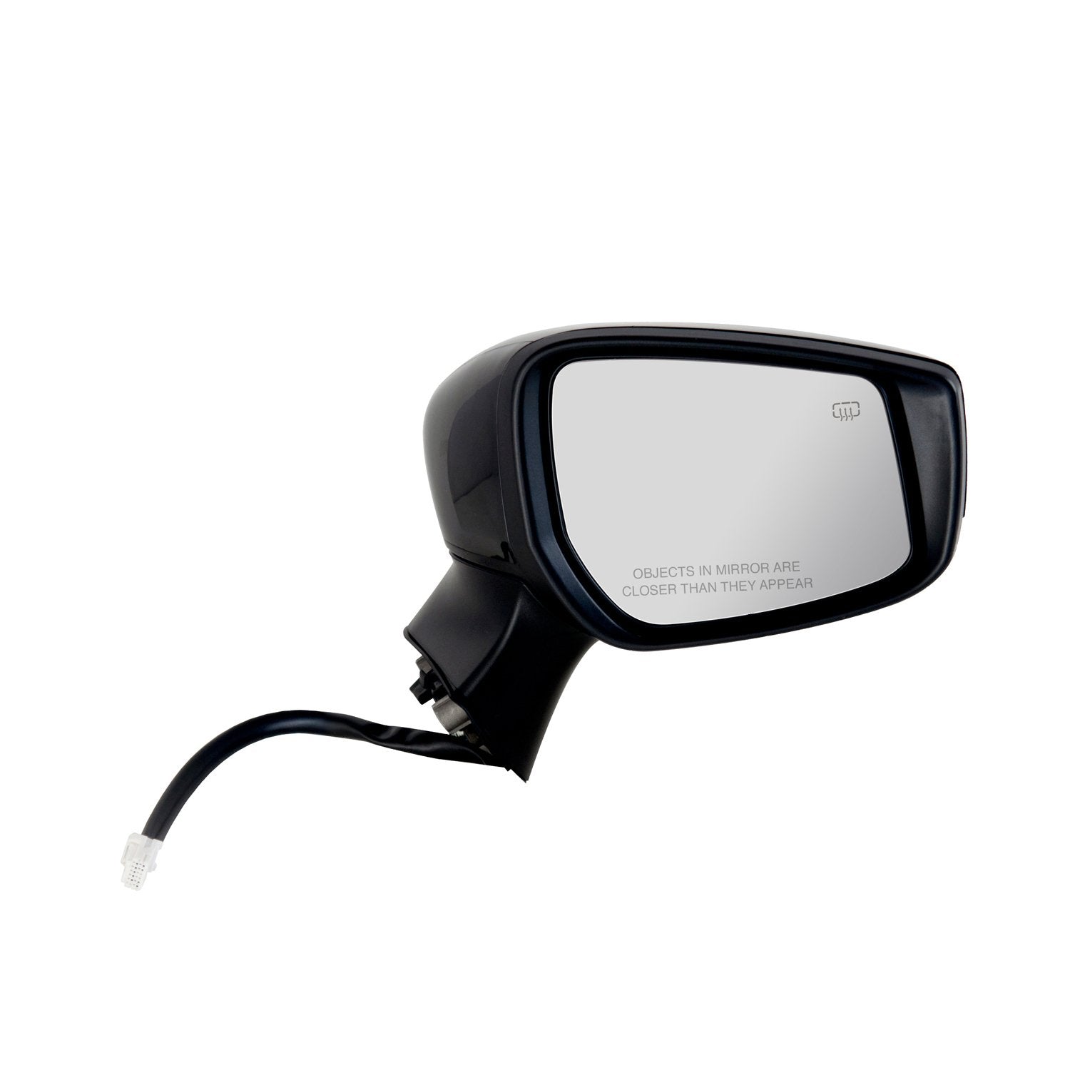 Nissan Versa Note Hatchback Passenger Side Mirror for S, S Plus, SL, SV Model, Textured Black w/PTM Cover, CCD Camera, Foldaway, Heated Power