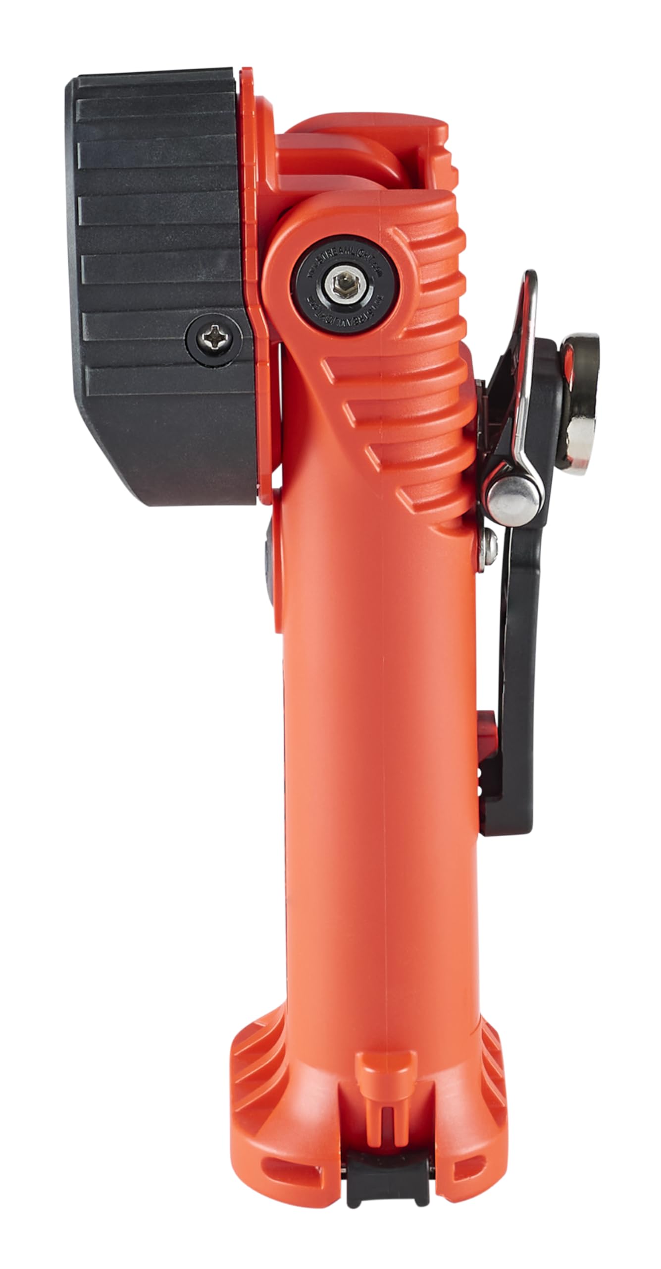 Streamlight Survivor 91825 Pivot 325-Lumen Right Angle Articulating Dual Beam Flashlight with Alkaline Batteries, Magnet and Clip, Orange
