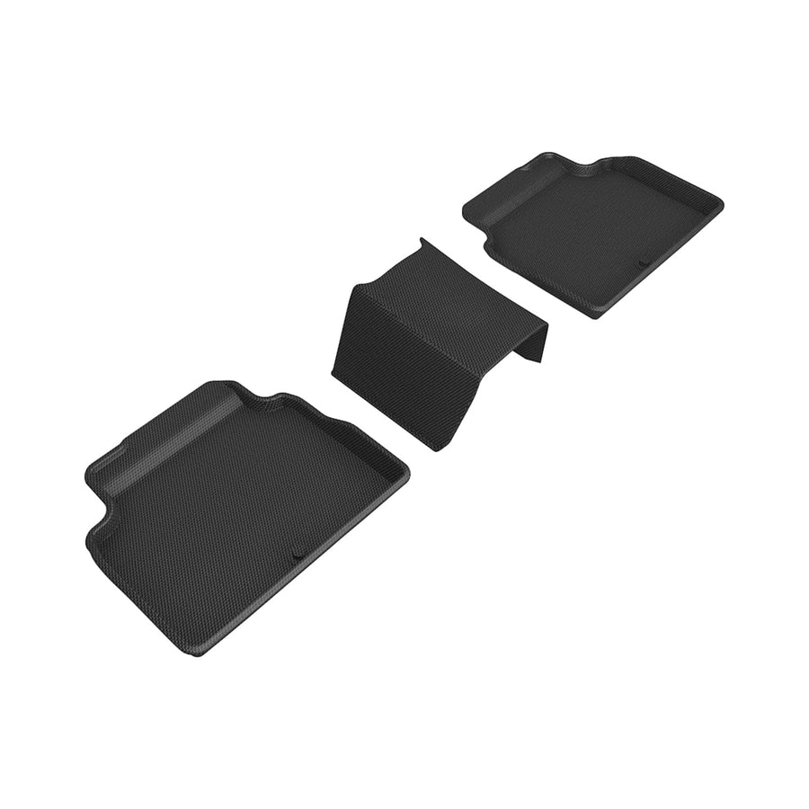Kagu Floor Mat (Black) 3D MAXpider Compatible with Genesis G80 2021-2025 - Second Row