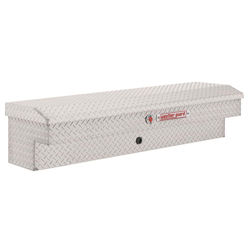 Weather Guard 56in Model 174-0-04 Lo-Side Box, Aluminum, Clear, 4.0 cu ft