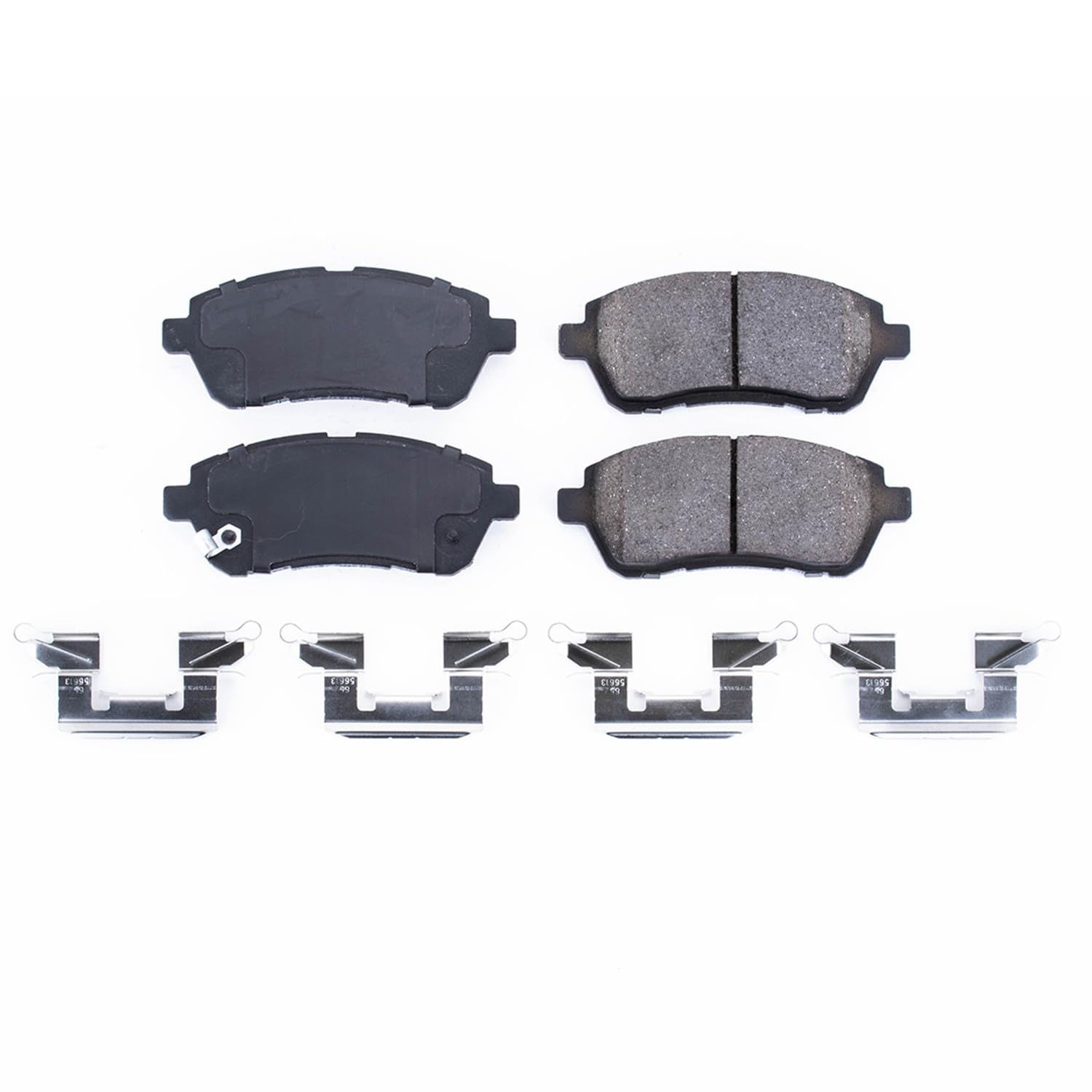 Power Stop Brake Kit Front For Mazda 2 2011-14 - Ceramic Brake Pads With Installation Hardware, 17-1454A