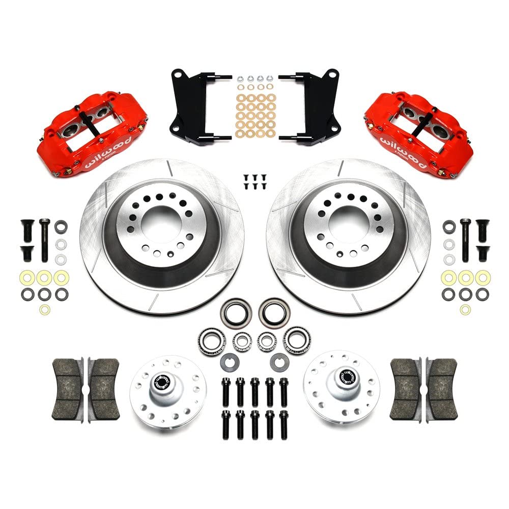 1PC Rtr Kit, FNSL6R Front Hub,12.88"-Red