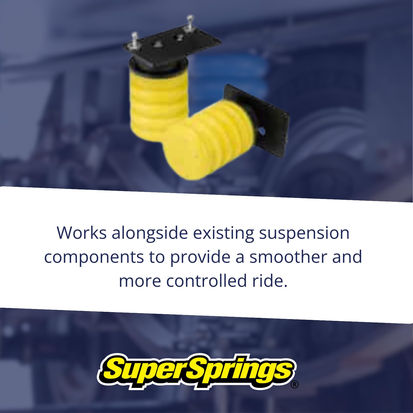 SumoSprings Rear for Chevrolet Silverado 2500|3500, GMC Sierra 2500|3500, Yellow SuperSprings SSR-211-54
