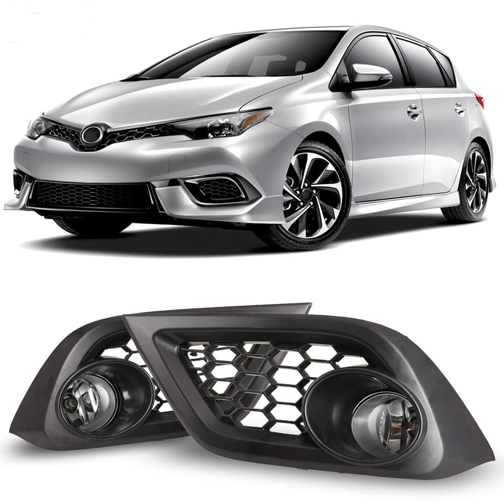 OEM Series Winjet for [2016 2017 2018 Toyota Scion Corolla iM] Driving Fog Lights + Switch + Wiring Kit