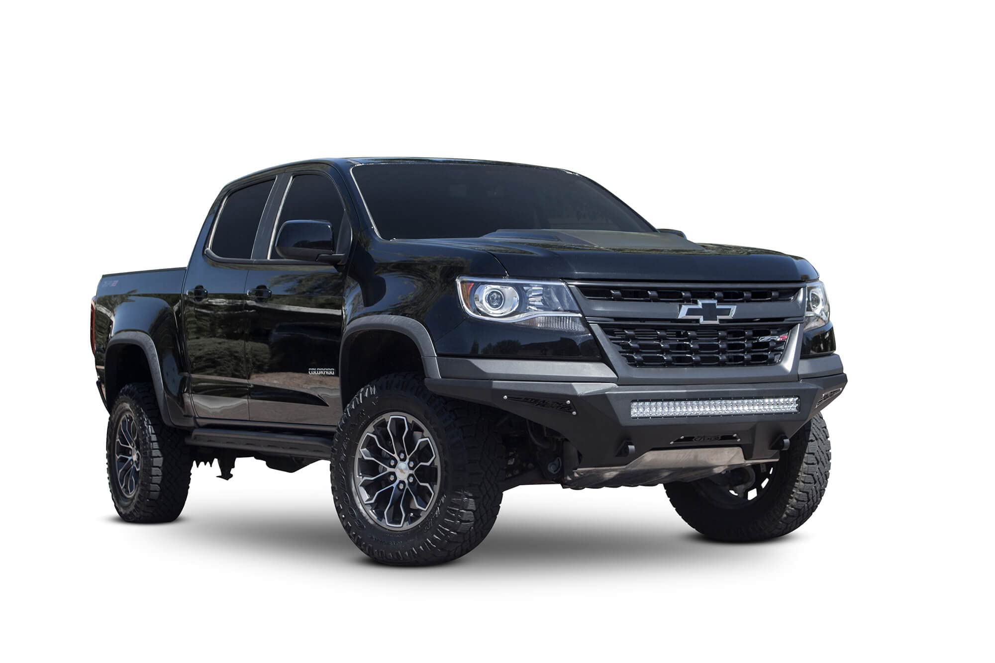 Desert Addictive F371192740103 Front Replacement Bumper fits Chevrolet Colorado, Black