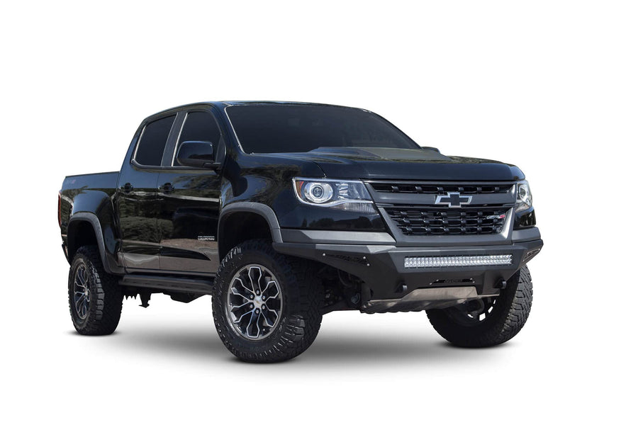 Desert Addictive F371192740103 Front Replacement Bumper fits Chevrolet Colorado, Black