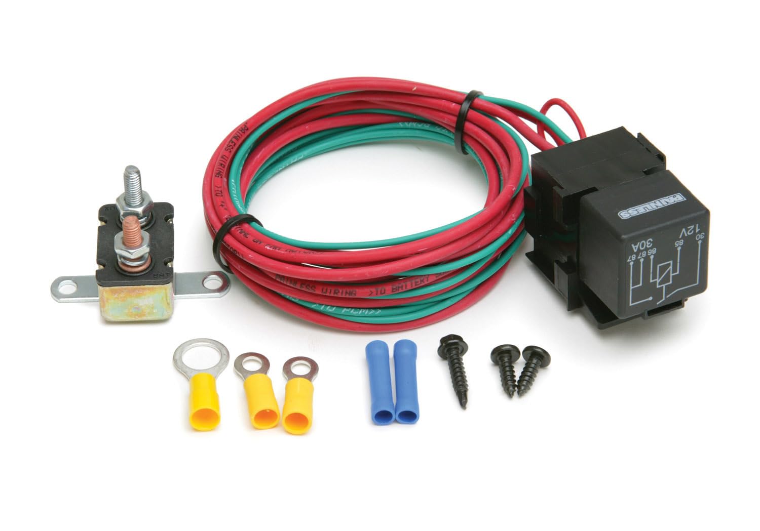 PCM Controlled Painless Performance 30109 Electric Fan Relay Kit, Ground Activated