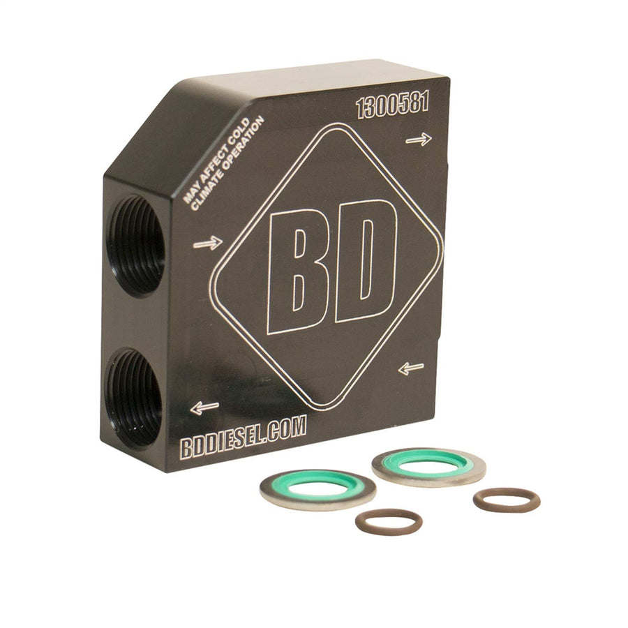 Transmission Oil Cooler Bypass Tube BD Diesel Eliminator Kit 1061527