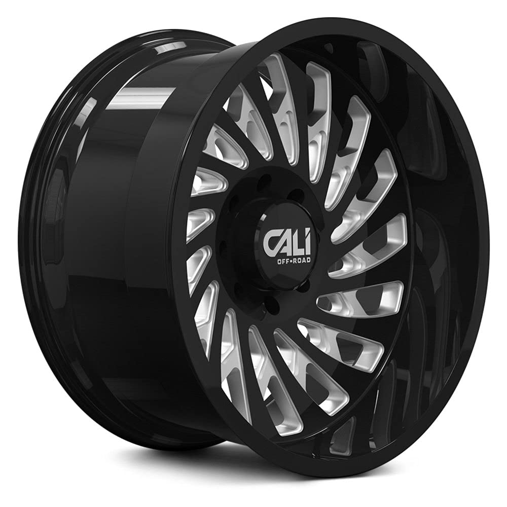 9108 CALI OFF-ROAD 9108-2183BM-30 Switchback Gloss Black/Milled 20X10 6-139.7 -30mm 106mm