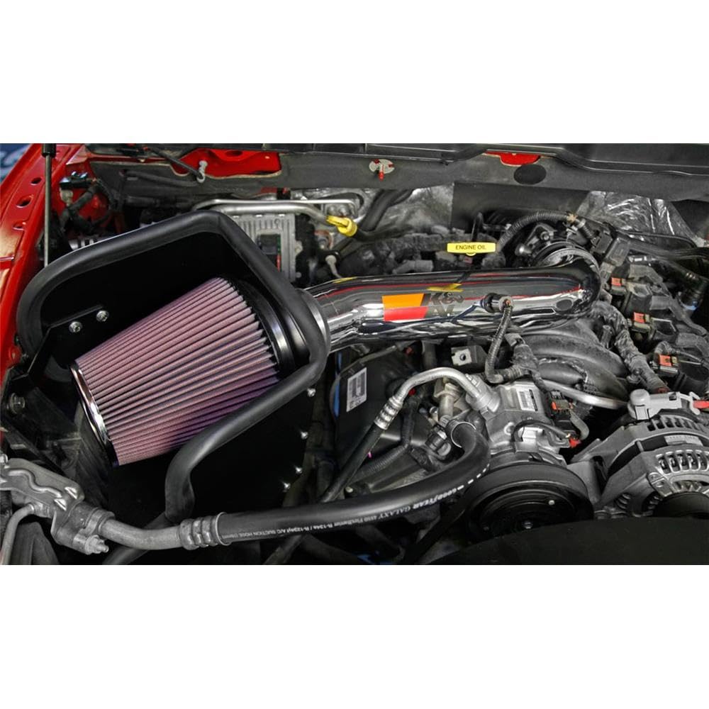 Cold Air Intake System K&N: High-Flow Air-Filter, Increase Performance & Horsepower: Compatible with 2013 RAM 1500, 77-1571KP