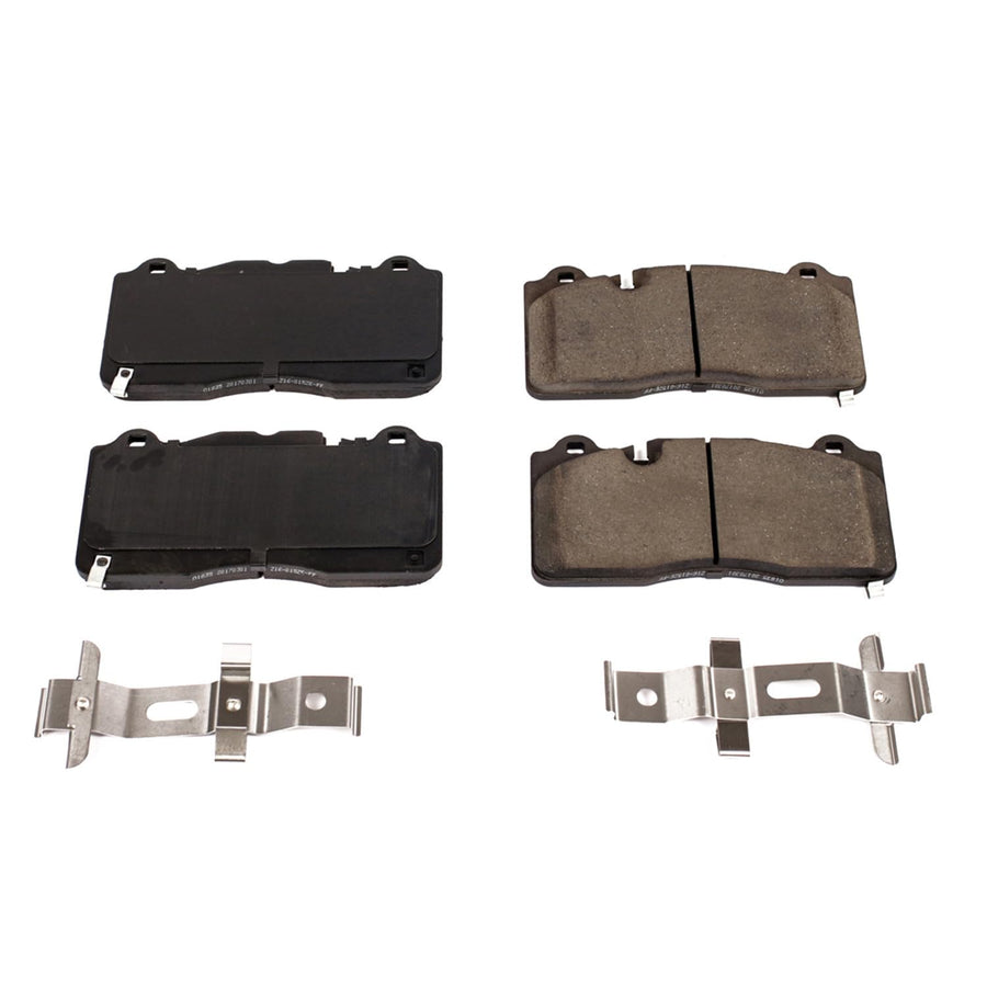 Power Stop Front Brake Kit For Cadillac CTS 2016-19 | 2017-24 Chevrolet Camaro - Ceramic Brake Pads With Installation Hardware, 17-1835