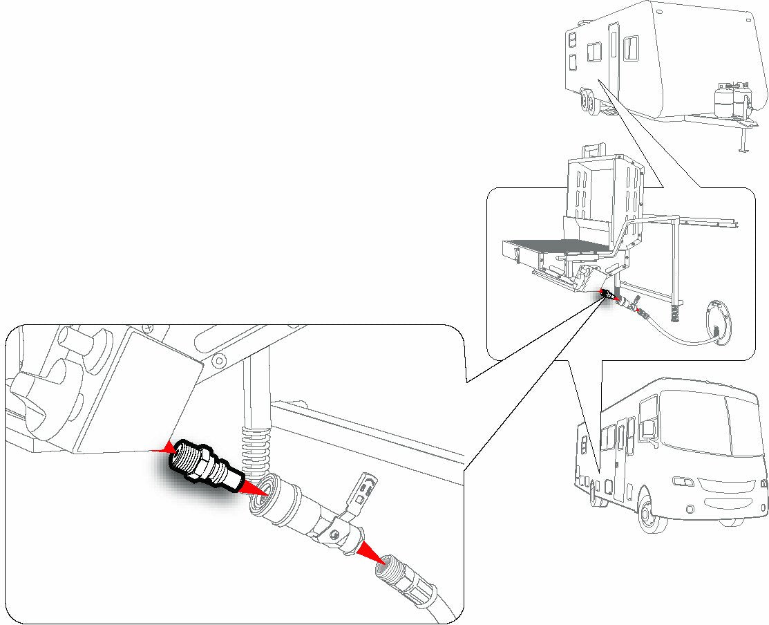 Camco Quick-Connect Propane Fitting- Allows You to Add a Convenient Connect/Disconnect Method to Your Low Pressure Appliances, 1/4" NPT x Full Flow Male Plug (59903)