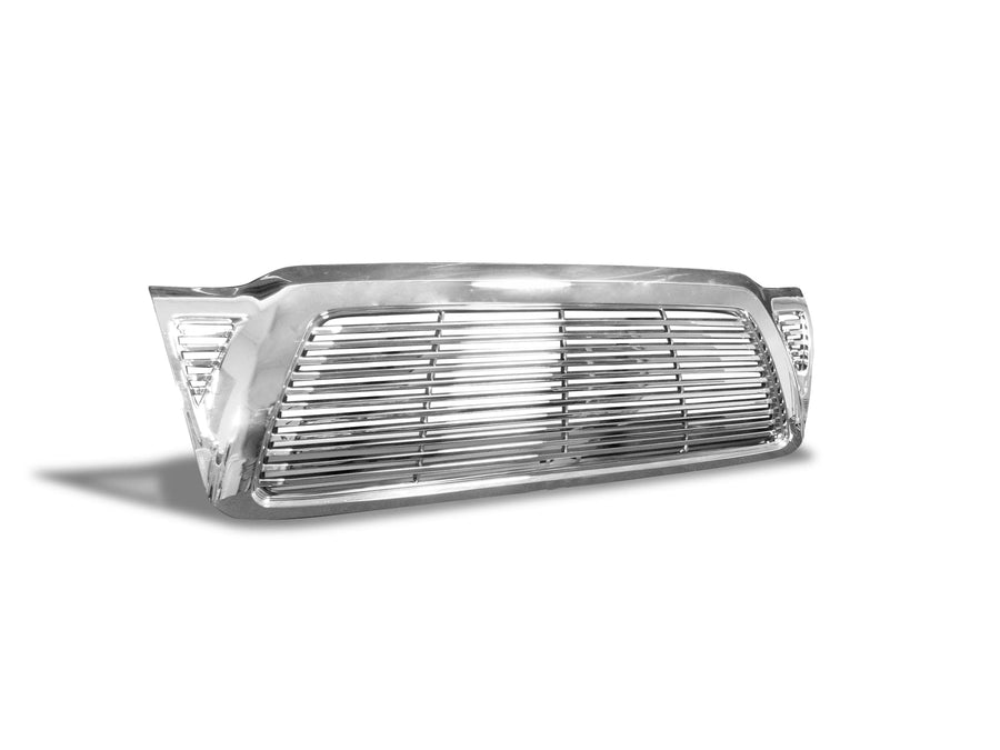 7150263 Armordillo USA Horizontal Front Hood Grille - Polished Fits 2005-2011 Toyota Tacoma